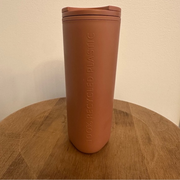 Starbucks  Terracotta Recycled Plastic Triangle Tumbler 16 oz New Without Tags - Picture 5 of 15